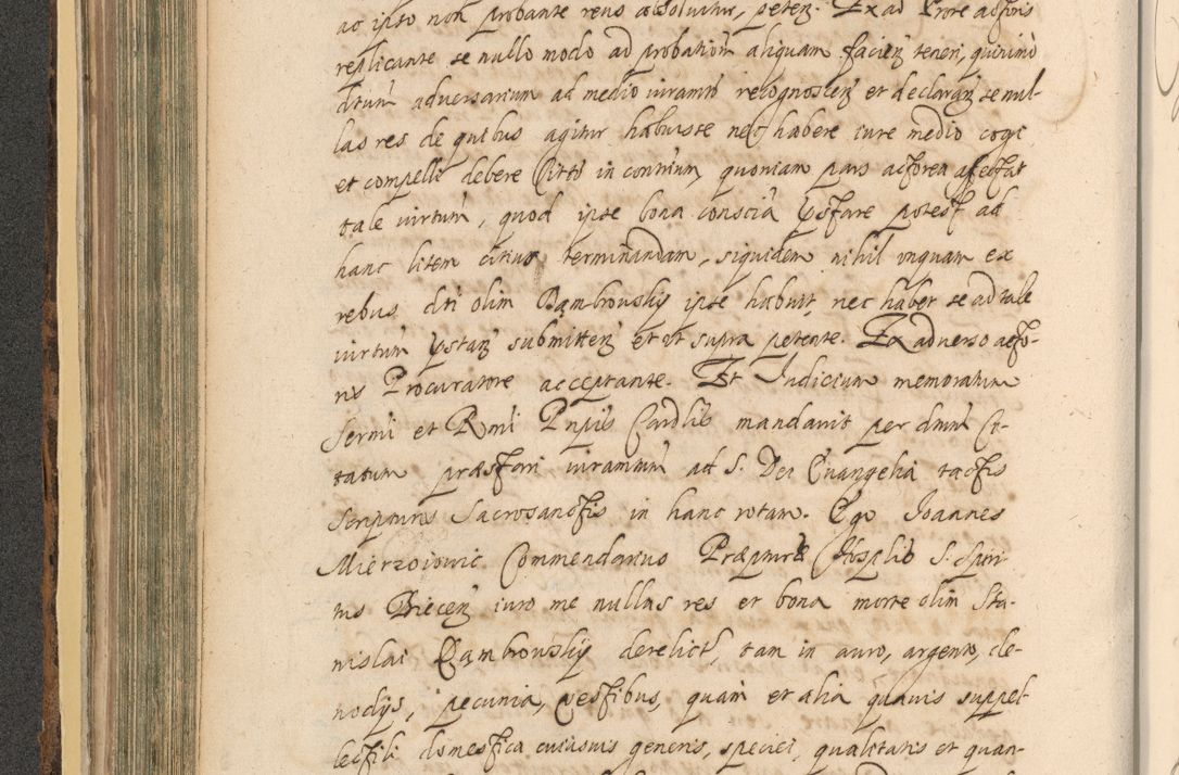 Zdjęcie nr 264 dla obiektu archiwalnego: Acta actorum, institutionum, resignationum, provisionum, decretorum, sententiarum, inscriptionum, testamentorum, confirmationum, ingrossationum, obligationum, quietationum, constitutionum R. D. Andreae Szołdrski, episcopi Kijoviensis, Gnesnensis et Posnaniensis praepositi, cantoris Cracoviensis, Vladislaviensis canonici, R. S. M. secretarii, episcopatus Cracoviensis in spiritualibus er temporalibus deputati anno 1633, 1634 et 1635