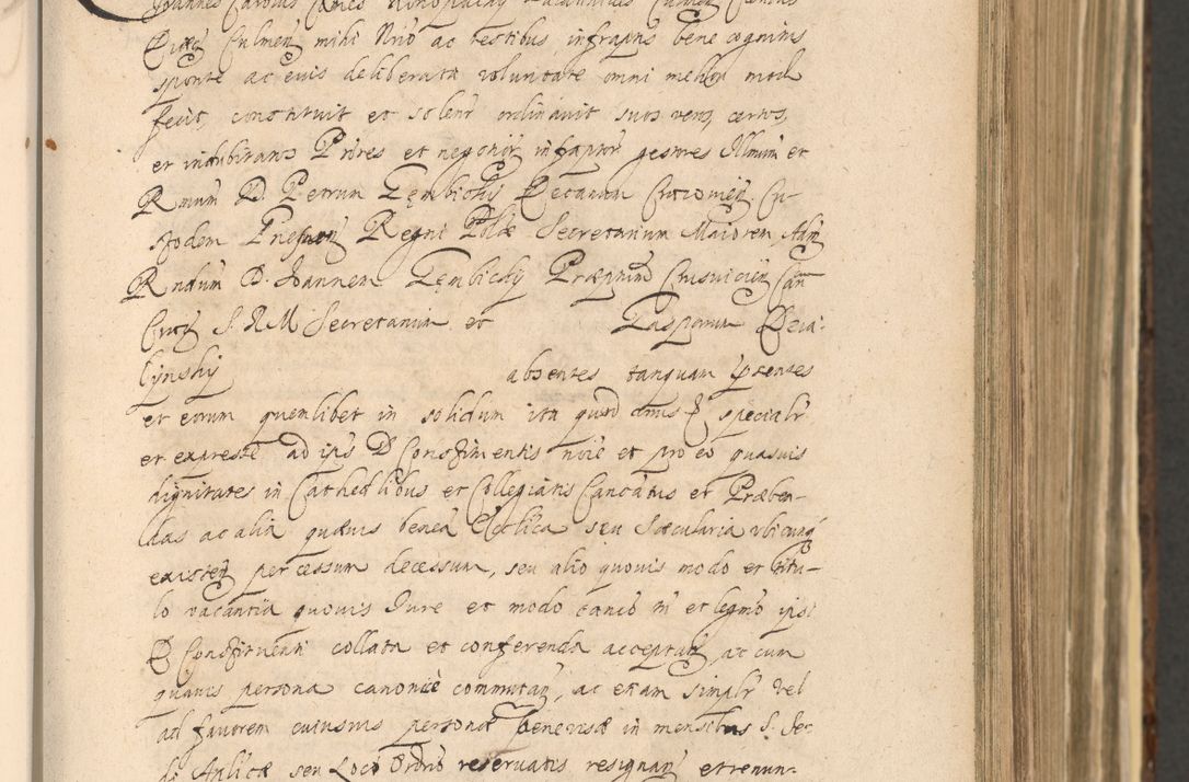 Zdjęcie nr 255 dla obiektu archiwalnego: Acta actorum, institutionum, resignationum, provisionum, decretorum, sententiarum, inscriptionum, testamentorum, confirmationum, ingrossationum, obligationum, quietationum, constitutionum R. D. Andreae Szołdrski, episcopi Kijoviensis, Gnesnensis et Posnaniensis praepositi, cantoris Cracoviensis, Vladislaviensis canonici, R. S. M. secretarii, episcopatus Cracoviensis in spiritualibus er temporalibus deputati anno 1633, 1634 et 1635