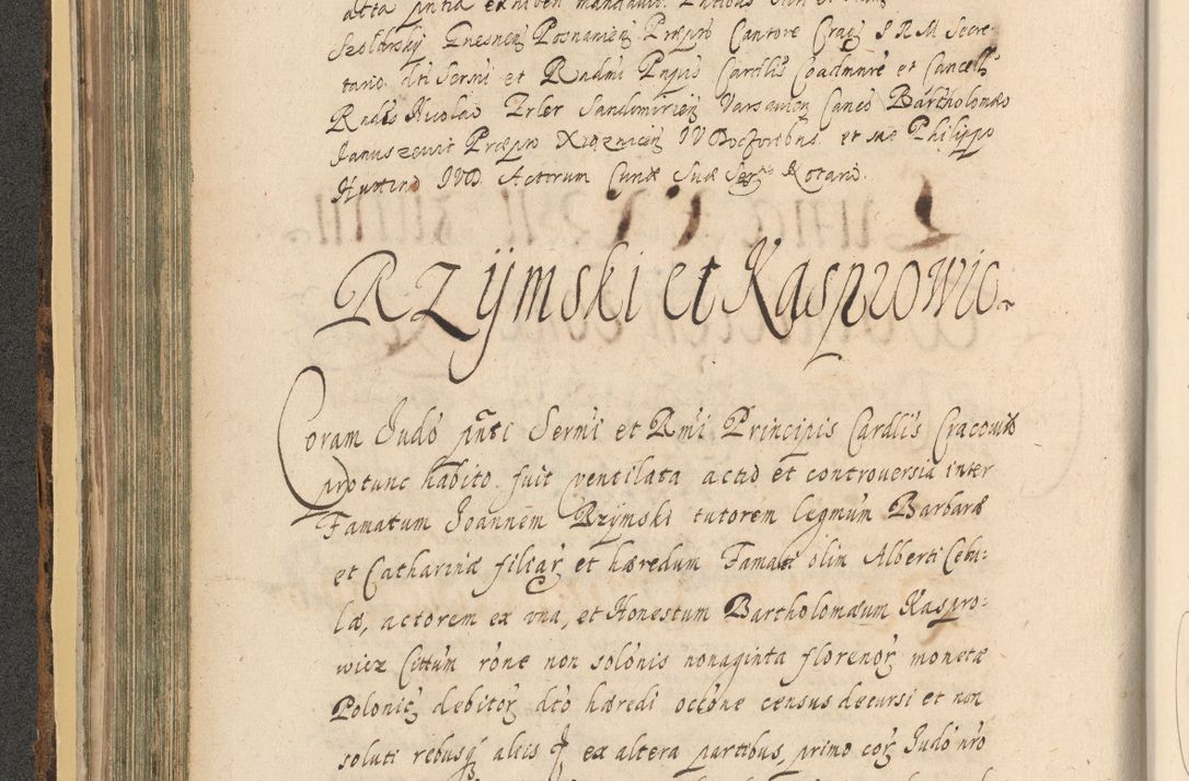 Zdjęcie nr 244 dla obiektu archiwalnego: Acta actorum, institutionum, resignationum, provisionum, decretorum, sententiarum, inscriptionum, testamentorum, confirmationum, ingrossationum, obligationum, quietationum, constitutionum R. D. Andreae Szołdrski, episcopi Kijoviensis, Gnesnensis et Posnaniensis praepositi, cantoris Cracoviensis, Vladislaviensis canonici, R. S. M. secretarii, episcopatus Cracoviensis in spiritualibus er temporalibus deputati anno 1633, 1634 et 1635