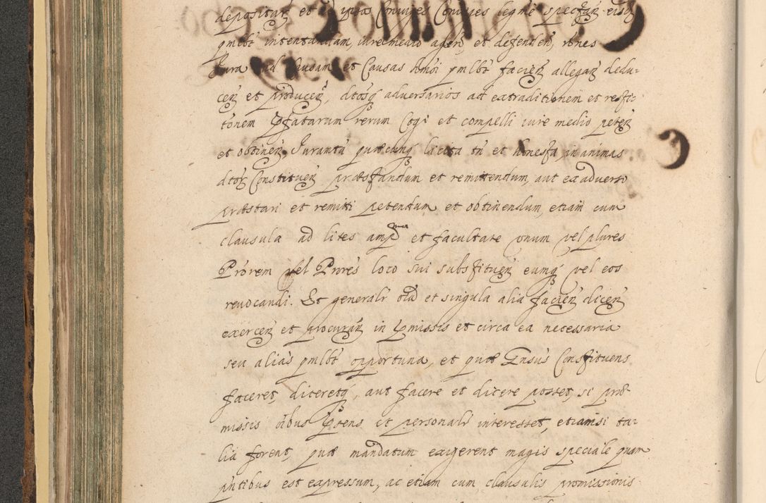 Zdjęcie nr 240 dla obiektu archiwalnego: Acta actorum, institutionum, resignationum, provisionum, decretorum, sententiarum, inscriptionum, testamentorum, confirmationum, ingrossationum, obligationum, quietationum, constitutionum R. D. Andreae Szołdrski, episcopi Kijoviensis, Gnesnensis et Posnaniensis praepositi, cantoris Cracoviensis, Vladislaviensis canonici, R. S. M. secretarii, episcopatus Cracoviensis in spiritualibus er temporalibus deputati anno 1633, 1634 et 1635