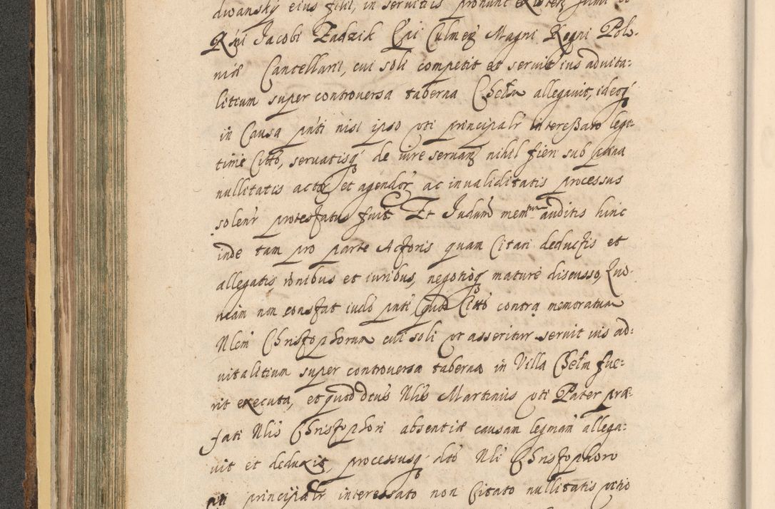 Zdjęcie nr 236 dla obiektu archiwalnego: Acta actorum, institutionum, resignationum, provisionum, decretorum, sententiarum, inscriptionum, testamentorum, confirmationum, ingrossationum, obligationum, quietationum, constitutionum R. D. Andreae Szołdrski, episcopi Kijoviensis, Gnesnensis et Posnaniensis praepositi, cantoris Cracoviensis, Vladislaviensis canonici, R. S. M. secretarii, episcopatus Cracoviensis in spiritualibus er temporalibus deputati anno 1633, 1634 et 1635