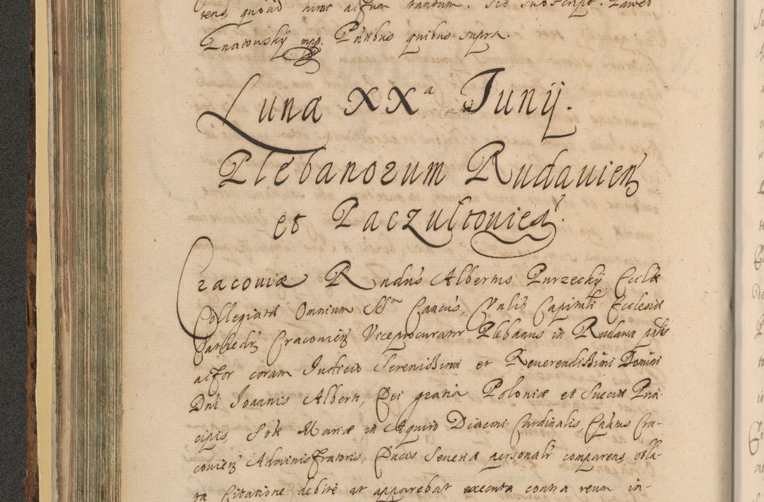 Zdjęcie nr 226 dla obiektu archiwalnego: Acta actorum, institutionum, resignationum, provisionum, decretorum, sententiarum, inscriptionum, testamentorum, confirmationum, ingrossationum, obligationum, quietationum, constitutionum R. D. Andreae Szołdrski, episcopi Kijoviensis, Gnesnensis et Posnaniensis praepositi, cantoris Cracoviensis, Vladislaviensis canonici, R. S. M. secretarii, episcopatus Cracoviensis in spiritualibus er temporalibus deputati anno 1633, 1634 et 1635