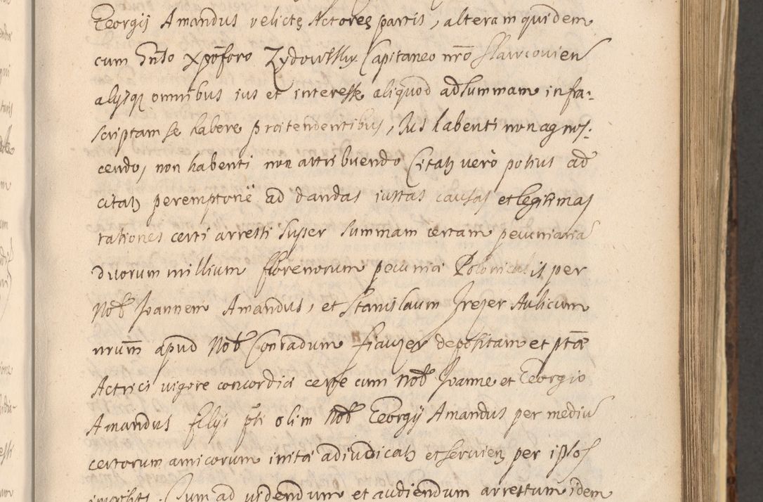 Zdjęcie nr 603 dla obiektu archiwalnego: Acta actorum, institutionum, resignationum, provisionum, decretorum, sententiarum, inscriptionum, testamentorum, confirmationum, ingrossationum, obligationum, quietationum, constitutionum R. D. Andreae Szołdrski, episcopi Kijoviensis, Gnesnensis et Posnaniensis praepositi, cantoris Cracoviensis, Vladislaviensis canonici, R. S. M. secretarii, episcopatus Cracoviensis in spiritualibus er temporalibus deputati anno 1633, 1634 et 1635