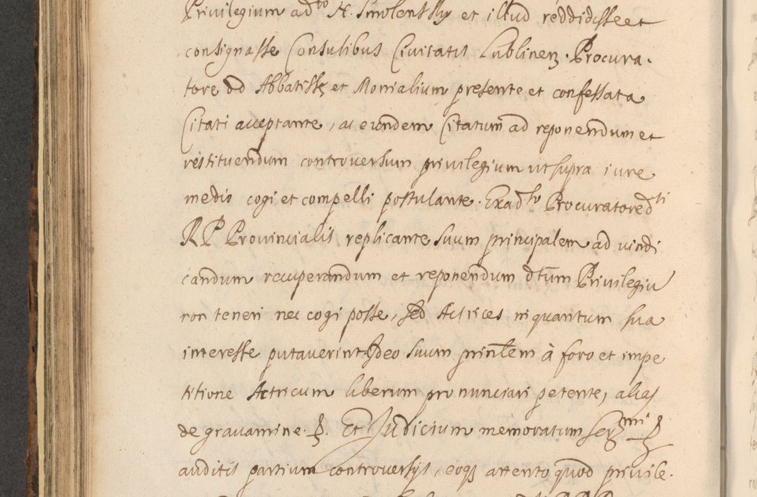 Zdjęcie nr 586 dla obiektu archiwalnego: Acta actorum, institutionum, resignationum, provisionum, decretorum, sententiarum, inscriptionum, testamentorum, confirmationum, ingrossationum, obligationum, quietationum, constitutionum R. D. Andreae Szołdrski, episcopi Kijoviensis, Gnesnensis et Posnaniensis praepositi, cantoris Cracoviensis, Vladislaviensis canonici, R. S. M. secretarii, episcopatus Cracoviensis in spiritualibus er temporalibus deputati anno 1633, 1634 et 1635