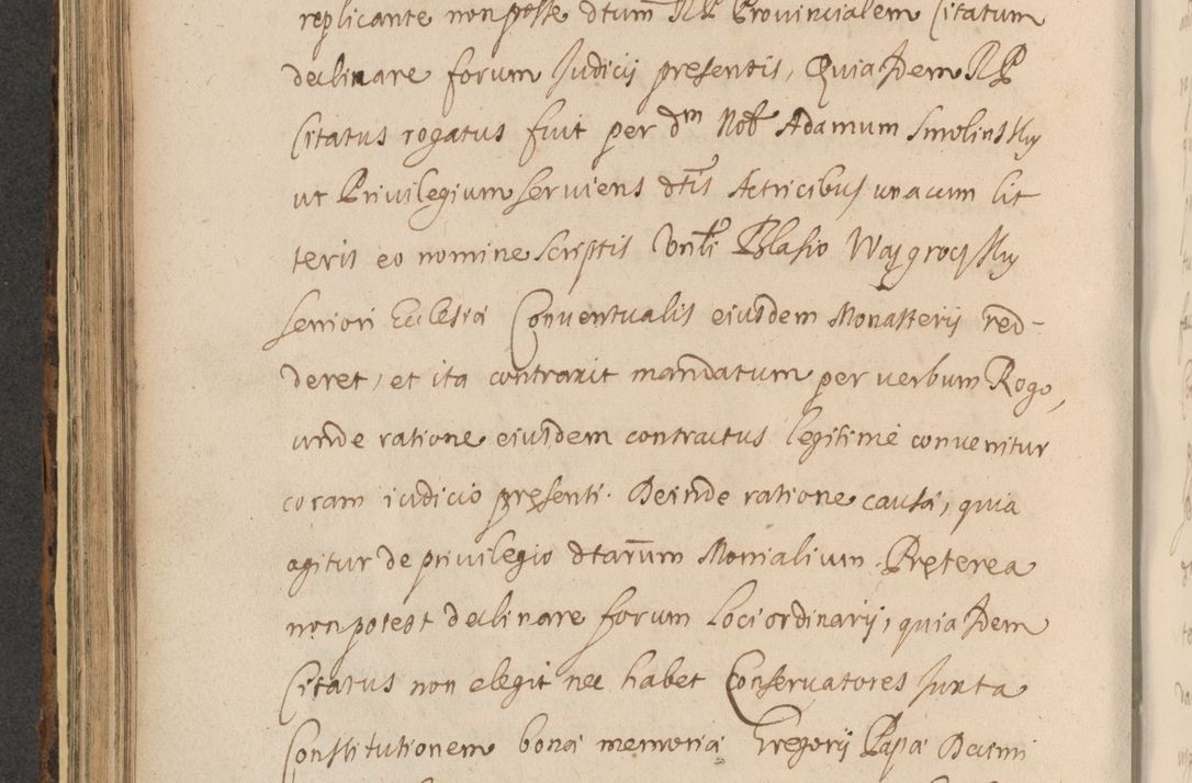 Zdjęcie nr 582 dla obiektu archiwalnego: Acta actorum, institutionum, resignationum, provisionum, decretorum, sententiarum, inscriptionum, testamentorum, confirmationum, ingrossationum, obligationum, quietationum, constitutionum R. D. Andreae Szołdrski, episcopi Kijoviensis, Gnesnensis et Posnaniensis praepositi, cantoris Cracoviensis, Vladislaviensis canonici, R. S. M. secretarii, episcopatus Cracoviensis in spiritualibus er temporalibus deputati anno 1633, 1634 et 1635