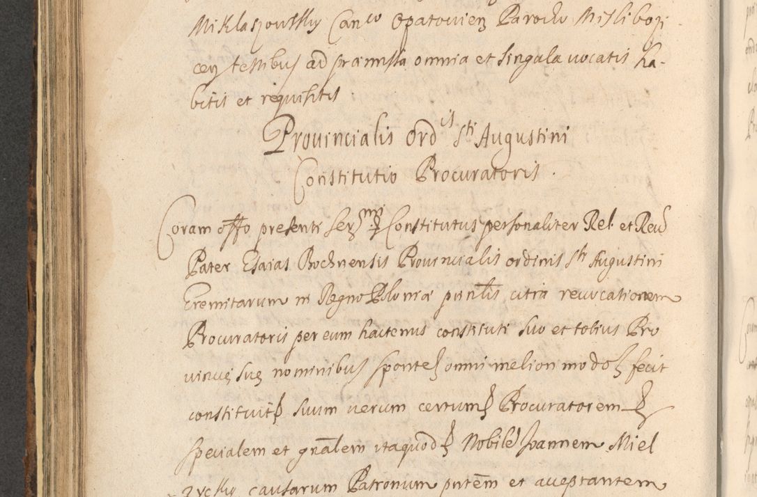 Zdjęcie nr 576 dla obiektu archiwalnego: Acta actorum, institutionum, resignationum, provisionum, decretorum, sententiarum, inscriptionum, testamentorum, confirmationum, ingrossationum, obligationum, quietationum, constitutionum R. D. Andreae Szołdrski, episcopi Kijoviensis, Gnesnensis et Posnaniensis praepositi, cantoris Cracoviensis, Vladislaviensis canonici, R. S. M. secretarii, episcopatus Cracoviensis in spiritualibus er temporalibus deputati anno 1633, 1634 et 1635