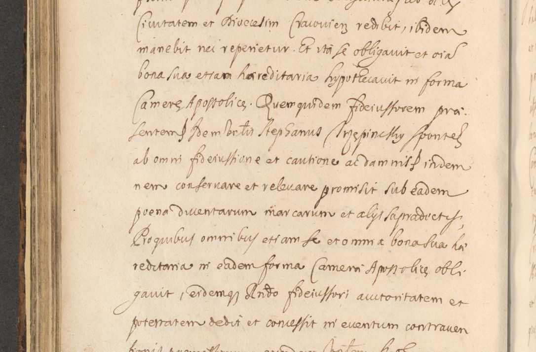 Zdjęcie nr 572 dla obiektu archiwalnego: Acta actorum, institutionum, resignationum, provisionum, decretorum, sententiarum, inscriptionum, testamentorum, confirmationum, ingrossationum, obligationum, quietationum, constitutionum R. D. Andreae Szołdrski, episcopi Kijoviensis, Gnesnensis et Posnaniensis praepositi, cantoris Cracoviensis, Vladislaviensis canonici, R. S. M. secretarii, episcopatus Cracoviensis in spiritualibus er temporalibus deputati anno 1633, 1634 et 1635