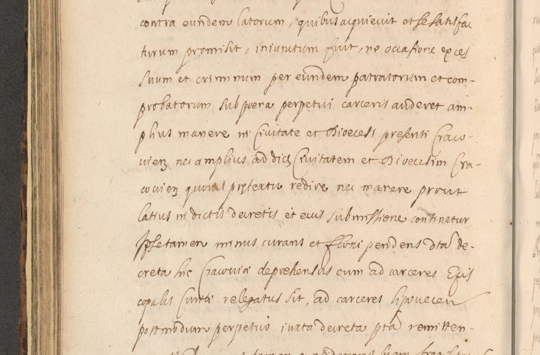 Zdjęcie nr 570 dla obiektu archiwalnego: Acta actorum, institutionum, resignationum, provisionum, decretorum, sententiarum, inscriptionum, testamentorum, confirmationum, ingrossationum, obligationum, quietationum, constitutionum R. D. Andreae Szołdrski, episcopi Kijoviensis, Gnesnensis et Posnaniensis praepositi, cantoris Cracoviensis, Vladislaviensis canonici, R. S. M. secretarii, episcopatus Cracoviensis in spiritualibus er temporalibus deputati anno 1633, 1634 et 1635