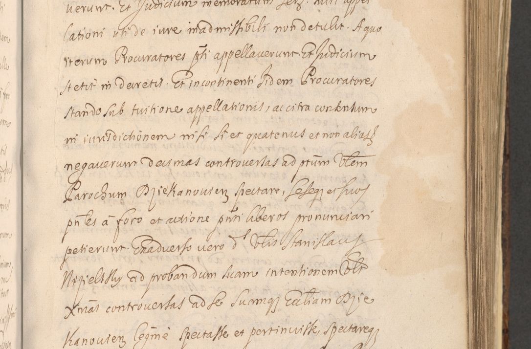 Zdjęcie nr 545 dla obiektu archiwalnego: Acta actorum, institutionum, resignationum, provisionum, decretorum, sententiarum, inscriptionum, testamentorum, confirmationum, ingrossationum, obligationum, quietationum, constitutionum R. D. Andreae Szołdrski, episcopi Kijoviensis, Gnesnensis et Posnaniensis praepositi, cantoris Cracoviensis, Vladislaviensis canonici, R. S. M. secretarii, episcopatus Cracoviensis in spiritualibus er temporalibus deputati anno 1633, 1634 et 1635