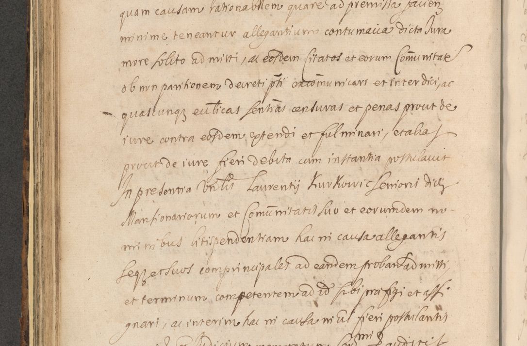 Zdjęcie nr 540 dla obiektu archiwalnego: Acta actorum, institutionum, resignationum, provisionum, decretorum, sententiarum, inscriptionum, testamentorum, confirmationum, ingrossationum, obligationum, quietationum, constitutionum R. D. Andreae Szołdrski, episcopi Kijoviensis, Gnesnensis et Posnaniensis praepositi, cantoris Cracoviensis, Vladislaviensis canonici, R. S. M. secretarii, episcopatus Cracoviensis in spiritualibus er temporalibus deputati anno 1633, 1634 et 1635