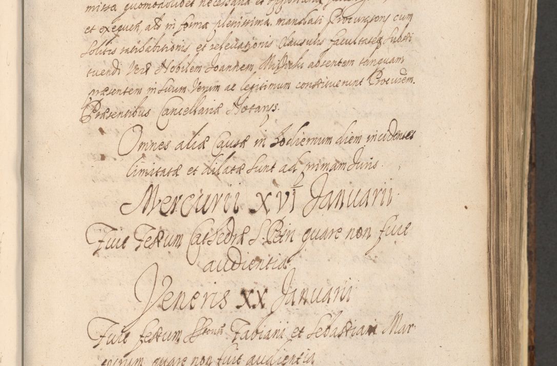 Zdjęcie nr 537 dla obiektu archiwalnego: Acta actorum, institutionum, resignationum, provisionum, decretorum, sententiarum, inscriptionum, testamentorum, confirmationum, ingrossationum, obligationum, quietationum, constitutionum R. D. Andreae Szołdrski, episcopi Kijoviensis, Gnesnensis et Posnaniensis praepositi, cantoris Cracoviensis, Vladislaviensis canonici, R. S. M. secretarii, episcopatus Cracoviensis in spiritualibus er temporalibus deputati anno 1633, 1634 et 1635