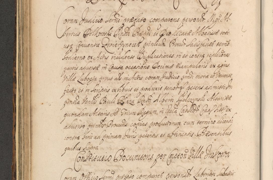 Zdjęcie nr 536 dla obiektu archiwalnego: Acta actorum, institutionum, resignationum, provisionum, decretorum, sententiarum, inscriptionum, testamentorum, confirmationum, ingrossationum, obligationum, quietationum, constitutionum R. D. Andreae Szołdrski, episcopi Kijoviensis, Gnesnensis et Posnaniensis praepositi, cantoris Cracoviensis, Vladislaviensis canonici, R. S. M. secretarii, episcopatus Cracoviensis in spiritualibus er temporalibus deputati anno 1633, 1634 et 1635
