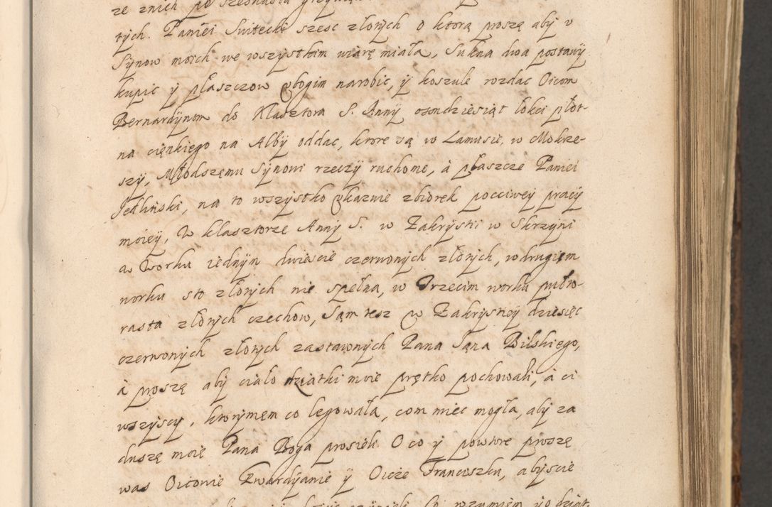Zdjęcie nr 535 dla obiektu archiwalnego: Acta actorum, institutionum, resignationum, provisionum, decretorum, sententiarum, inscriptionum, testamentorum, confirmationum, ingrossationum, obligationum, quietationum, constitutionum R. D. Andreae Szołdrski, episcopi Kijoviensis, Gnesnensis et Posnaniensis praepositi, cantoris Cracoviensis, Vladislaviensis canonici, R. S. M. secretarii, episcopatus Cracoviensis in spiritualibus er temporalibus deputati anno 1633, 1634 et 1635