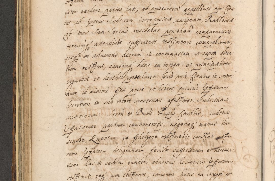 Zdjęcie nr 530 dla obiektu archiwalnego: Acta actorum, institutionum, resignationum, provisionum, decretorum, sententiarum, inscriptionum, testamentorum, confirmationum, ingrossationum, obligationum, quietationum, constitutionum R. D. Andreae Szołdrski, episcopi Kijoviensis, Gnesnensis et Posnaniensis praepositi, cantoris Cracoviensis, Vladislaviensis canonici, R. S. M. secretarii, episcopatus Cracoviensis in spiritualibus er temporalibus deputati anno 1633, 1634 et 1635