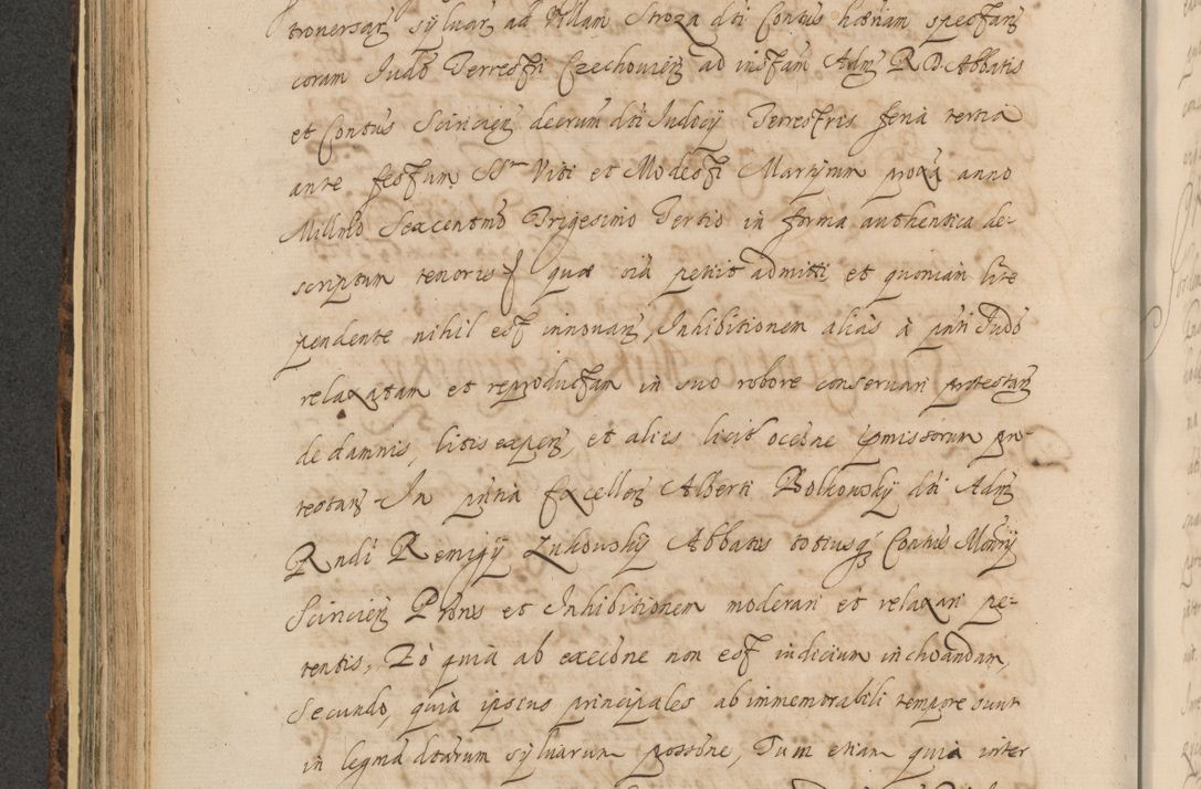 Zdjęcie nr 518 dla obiektu archiwalnego: Acta actorum, institutionum, resignationum, provisionum, decretorum, sententiarum, inscriptionum, testamentorum, confirmationum, ingrossationum, obligationum, quietationum, constitutionum R. D. Andreae Szołdrski, episcopi Kijoviensis, Gnesnensis et Posnaniensis praepositi, cantoris Cracoviensis, Vladislaviensis canonici, R. S. M. secretarii, episcopatus Cracoviensis in spiritualibus er temporalibus deputati anno 1633, 1634 et 1635