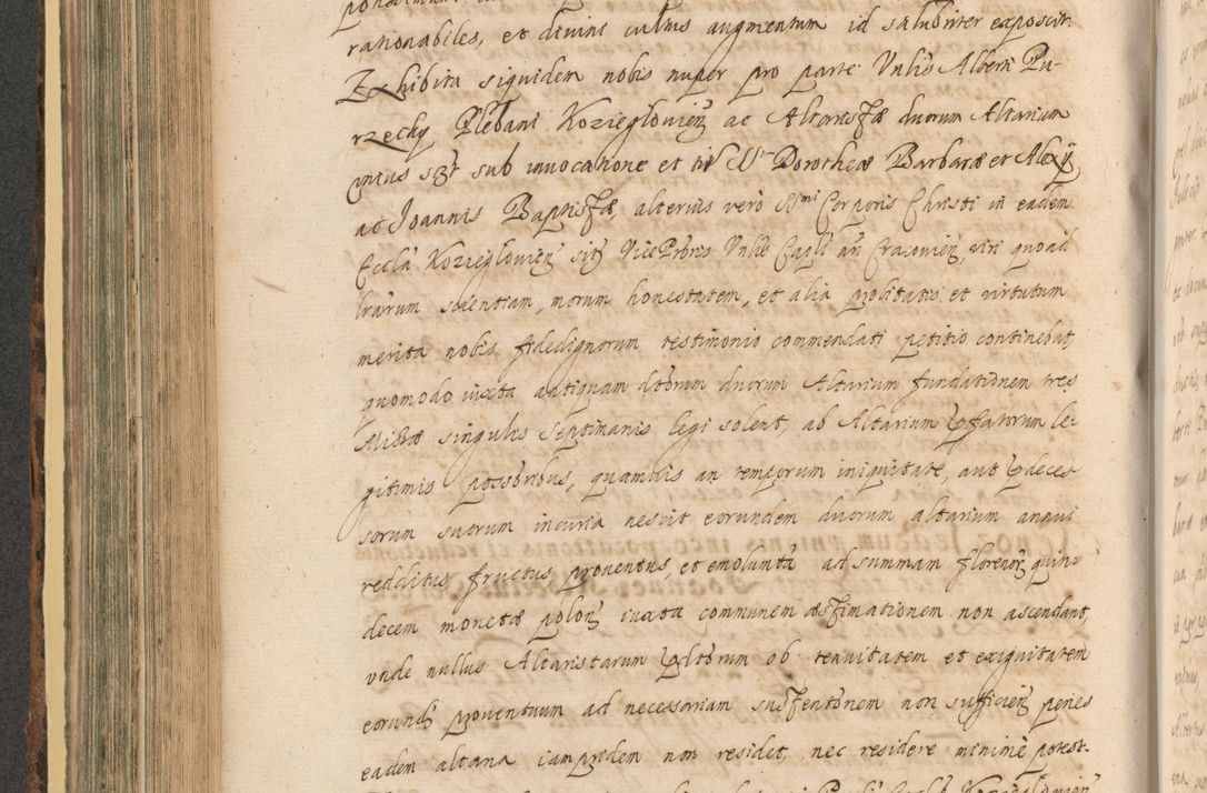 Zdjęcie nr 512 dla obiektu archiwalnego: Acta actorum, institutionum, resignationum, provisionum, decretorum, sententiarum, inscriptionum, testamentorum, confirmationum, ingrossationum, obligationum, quietationum, constitutionum R. D. Andreae Szołdrski, episcopi Kijoviensis, Gnesnensis et Posnaniensis praepositi, cantoris Cracoviensis, Vladislaviensis canonici, R. S. M. secretarii, episcopatus Cracoviensis in spiritualibus er temporalibus deputati anno 1633, 1634 et 1635