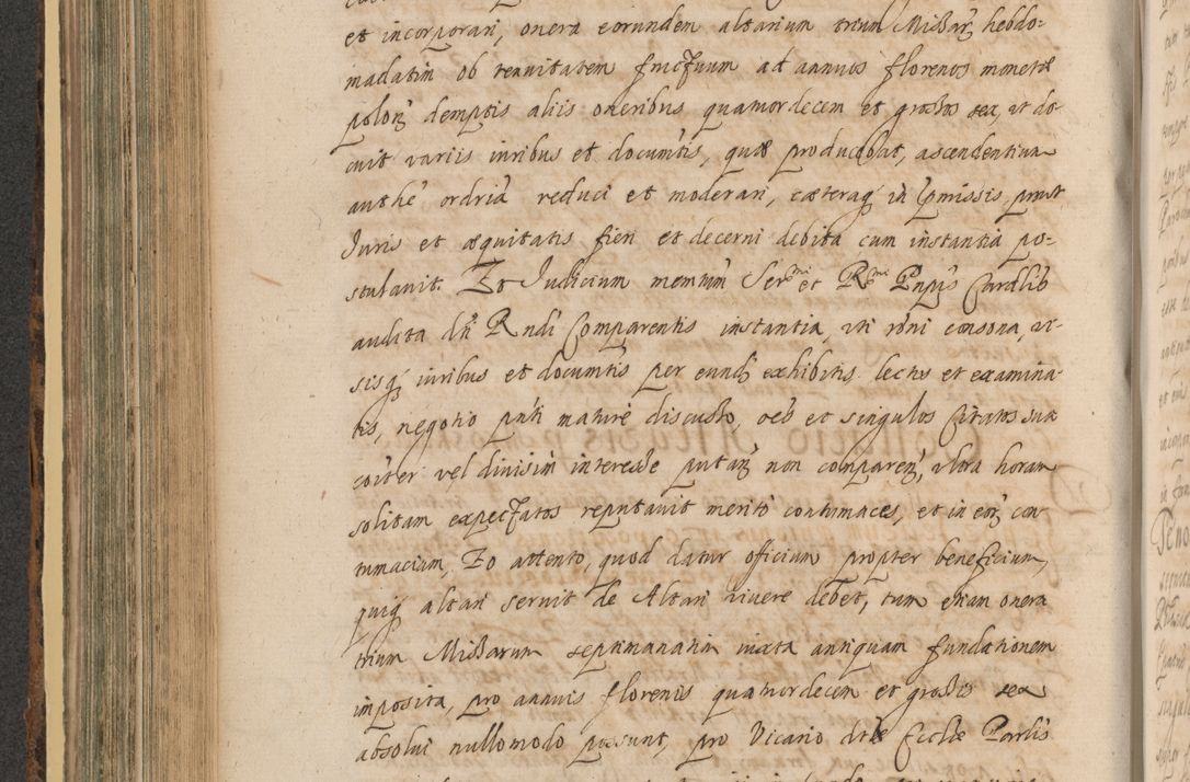 Zdjęcie nr 510 dla obiektu archiwalnego: Acta actorum, institutionum, resignationum, provisionum, decretorum, sententiarum, inscriptionum, testamentorum, confirmationum, ingrossationum, obligationum, quietationum, constitutionum R. D. Andreae Szołdrski, episcopi Kijoviensis, Gnesnensis et Posnaniensis praepositi, cantoris Cracoviensis, Vladislaviensis canonici, R. S. M. secretarii, episcopatus Cracoviensis in spiritualibus er temporalibus deputati anno 1633, 1634 et 1635
