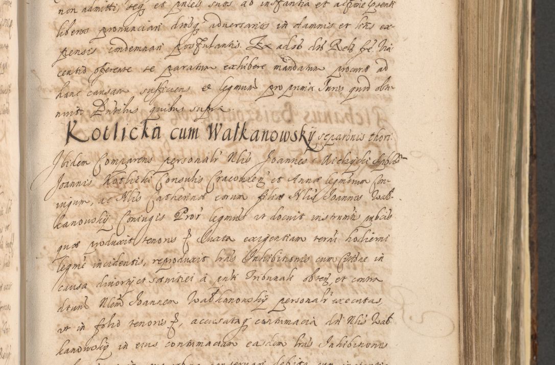 Zdjęcie nr 507 dla obiektu archiwalnego: Acta actorum, institutionum, resignationum, provisionum, decretorum, sententiarum, inscriptionum, testamentorum, confirmationum, ingrossationum, obligationum, quietationum, constitutionum R. D. Andreae Szołdrski, episcopi Kijoviensis, Gnesnensis et Posnaniensis praepositi, cantoris Cracoviensis, Vladislaviensis canonici, R. S. M. secretarii, episcopatus Cracoviensis in spiritualibus er temporalibus deputati anno 1633, 1634 et 1635