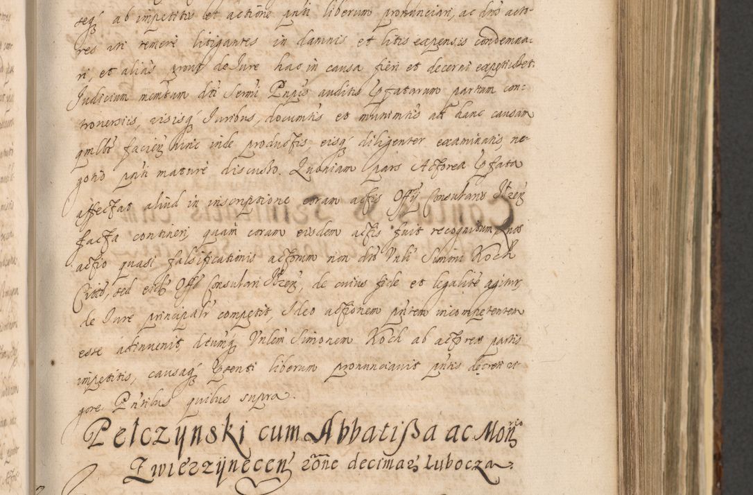 Zdjęcie nr 505 dla obiektu archiwalnego: Acta actorum, institutionum, resignationum, provisionum, decretorum, sententiarum, inscriptionum, testamentorum, confirmationum, ingrossationum, obligationum, quietationum, constitutionum R. D. Andreae Szołdrski, episcopi Kijoviensis, Gnesnensis et Posnaniensis praepositi, cantoris Cracoviensis, Vladislaviensis canonici, R. S. M. secretarii, episcopatus Cracoviensis in spiritualibus er temporalibus deputati anno 1633, 1634 et 1635