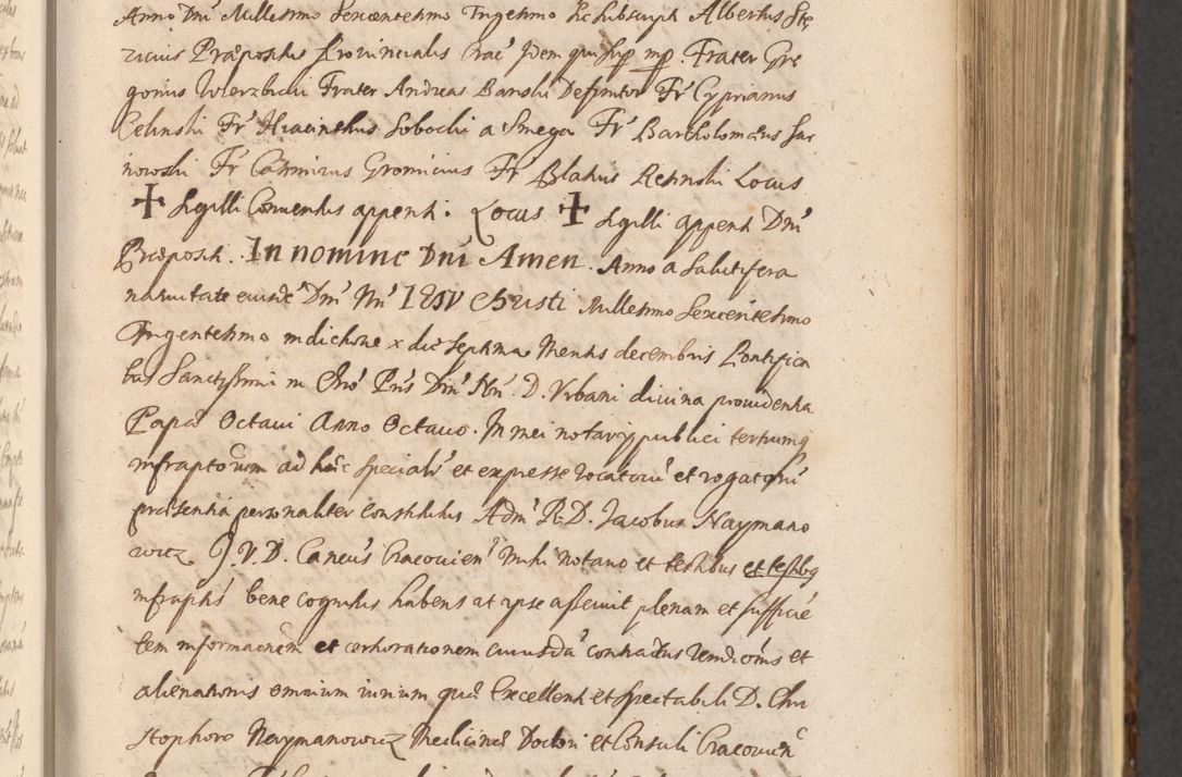 Zdjęcie nr 491 dla obiektu archiwalnego: Acta actorum, institutionum, resignationum, provisionum, decretorum, sententiarum, inscriptionum, testamentorum, confirmationum, ingrossationum, obligationum, quietationum, constitutionum R. D. Andreae Szołdrski, episcopi Kijoviensis, Gnesnensis et Posnaniensis praepositi, cantoris Cracoviensis, Vladislaviensis canonici, R. S. M. secretarii, episcopatus Cracoviensis in spiritualibus er temporalibus deputati anno 1633, 1634 et 1635