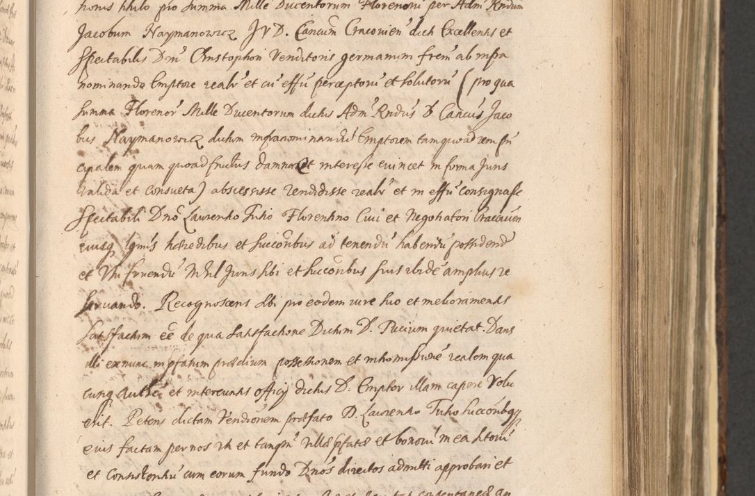 Zdjęcie nr 489 dla obiektu archiwalnego: Acta actorum, institutionum, resignationum, provisionum, decretorum, sententiarum, inscriptionum, testamentorum, confirmationum, ingrossationum, obligationum, quietationum, constitutionum R. D. Andreae Szołdrski, episcopi Kijoviensis, Gnesnensis et Posnaniensis praepositi, cantoris Cracoviensis, Vladislaviensis canonici, R. S. M. secretarii, episcopatus Cracoviensis in spiritualibus er temporalibus deputati anno 1633, 1634 et 1635