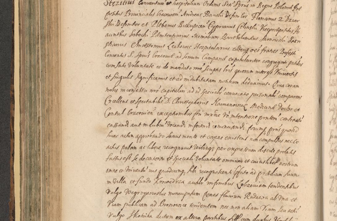 Zdjęcie nr 488 dla obiektu archiwalnego: Acta actorum, institutionum, resignationum, provisionum, decretorum, sententiarum, inscriptionum, testamentorum, confirmationum, ingrossationum, obligationum, quietationum, constitutionum R. D. Andreae Szołdrski, episcopi Kijoviensis, Gnesnensis et Posnaniensis praepositi, cantoris Cracoviensis, Vladislaviensis canonici, R. S. M. secretarii, episcopatus Cracoviensis in spiritualibus er temporalibus deputati anno 1633, 1634 et 1635