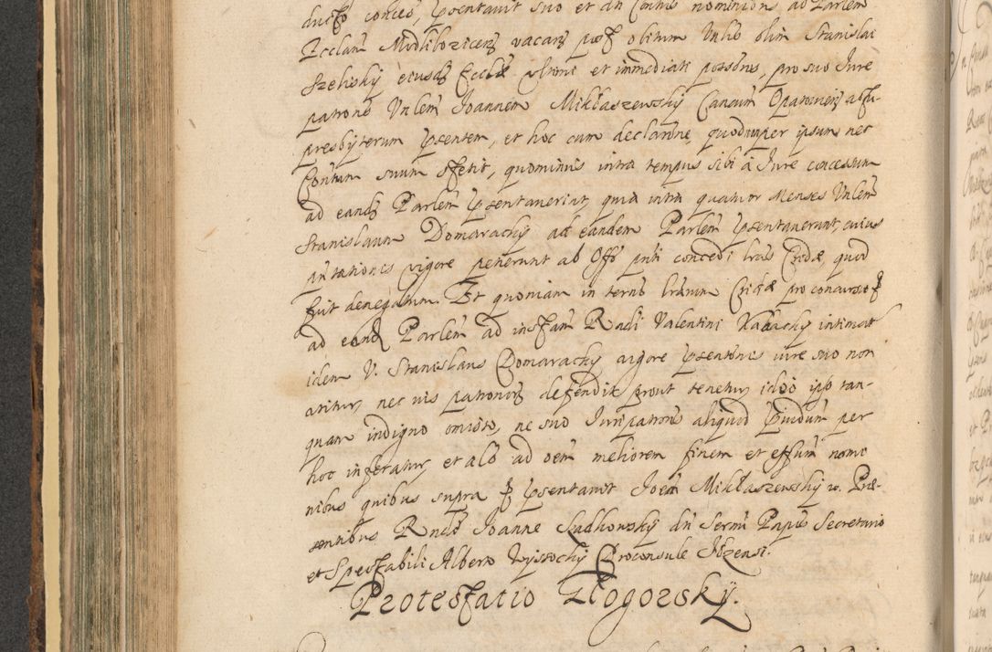 Zdjęcie nr 484 dla obiektu archiwalnego: Acta actorum, institutionum, resignationum, provisionum, decretorum, sententiarum, inscriptionum, testamentorum, confirmationum, ingrossationum, obligationum, quietationum, constitutionum R. D. Andreae Szołdrski, episcopi Kijoviensis, Gnesnensis et Posnaniensis praepositi, cantoris Cracoviensis, Vladislaviensis canonici, R. S. M. secretarii, episcopatus Cracoviensis in spiritualibus er temporalibus deputati anno 1633, 1634 et 1635