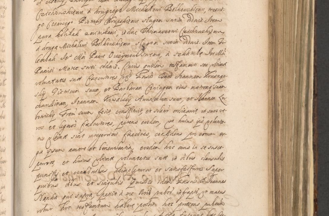 Zdjęcie nr 475 dla obiektu archiwalnego: Acta actorum, institutionum, resignationum, provisionum, decretorum, sententiarum, inscriptionum, testamentorum, confirmationum, ingrossationum, obligationum, quietationum, constitutionum R. D. Andreae Szołdrski, episcopi Kijoviensis, Gnesnensis et Posnaniensis praepositi, cantoris Cracoviensis, Vladislaviensis canonici, R. S. M. secretarii, episcopatus Cracoviensis in spiritualibus er temporalibus deputati anno 1633, 1634 et 1635