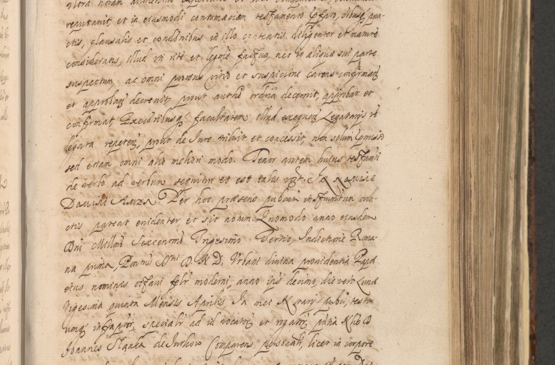 Zdjęcie nr 471 dla obiektu archiwalnego: Acta actorum, institutionum, resignationum, provisionum, decretorum, sententiarum, inscriptionum, testamentorum, confirmationum, ingrossationum, obligationum, quietationum, constitutionum R. D. Andreae Szołdrski, episcopi Kijoviensis, Gnesnensis et Posnaniensis praepositi, cantoris Cracoviensis, Vladislaviensis canonici, R. S. M. secretarii, episcopatus Cracoviensis in spiritualibus er temporalibus deputati anno 1633, 1634 et 1635