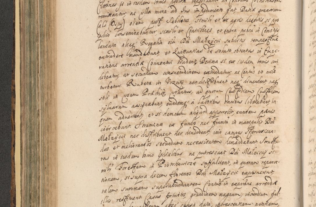 Zdjęcie nr 468 dla obiektu archiwalnego: Acta actorum, institutionum, resignationum, provisionum, decretorum, sententiarum, inscriptionum, testamentorum, confirmationum, ingrossationum, obligationum, quietationum, constitutionum R. D. Andreae Szołdrski, episcopi Kijoviensis, Gnesnensis et Posnaniensis praepositi, cantoris Cracoviensis, Vladislaviensis canonici, R. S. M. secretarii, episcopatus Cracoviensis in spiritualibus er temporalibus deputati anno 1633, 1634 et 1635