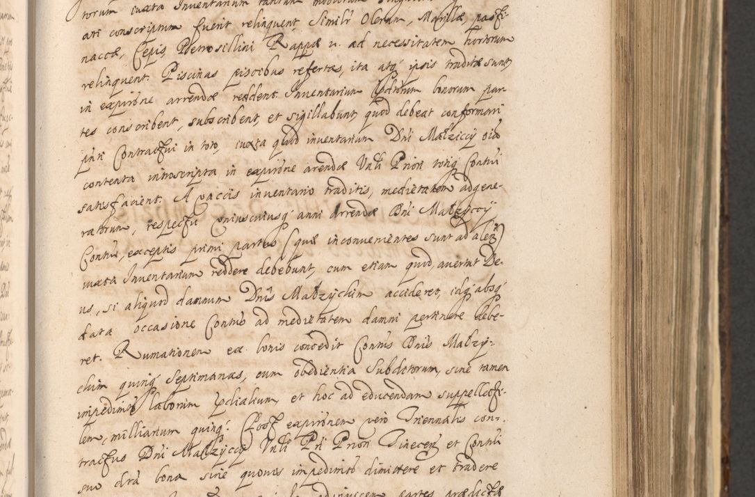 Zdjęcie nr 469 dla obiektu archiwalnego: Acta actorum, institutionum, resignationum, provisionum, decretorum, sententiarum, inscriptionum, testamentorum, confirmationum, ingrossationum, obligationum, quietationum, constitutionum R. D. Andreae Szołdrski, episcopi Kijoviensis, Gnesnensis et Posnaniensis praepositi, cantoris Cracoviensis, Vladislaviensis canonici, R. S. M. secretarii, episcopatus Cracoviensis in spiritualibus er temporalibus deputati anno 1633, 1634 et 1635