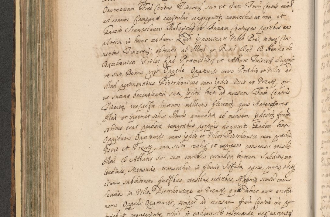 Zdjęcie nr 466 dla obiektu archiwalnego: Acta actorum, institutionum, resignationum, provisionum, decretorum, sententiarum, inscriptionum, testamentorum, confirmationum, ingrossationum, obligationum, quietationum, constitutionum R. D. Andreae Szołdrski, episcopi Kijoviensis, Gnesnensis et Posnaniensis praepositi, cantoris Cracoviensis, Vladislaviensis canonici, R. S. M. secretarii, episcopatus Cracoviensis in spiritualibus er temporalibus deputati anno 1633, 1634 et 1635