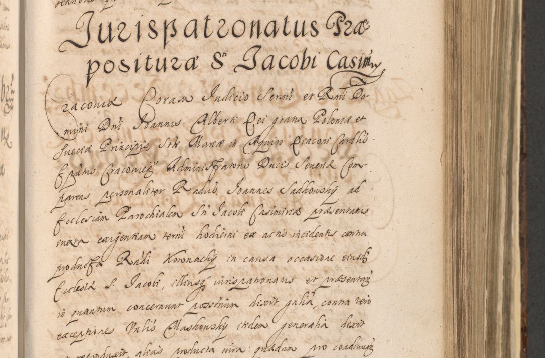 Zdjęcie nr 463 dla obiektu archiwalnego: Acta actorum, institutionum, resignationum, provisionum, decretorum, sententiarum, inscriptionum, testamentorum, confirmationum, ingrossationum, obligationum, quietationum, constitutionum R. D. Andreae Szołdrski, episcopi Kijoviensis, Gnesnensis et Posnaniensis praepositi, cantoris Cracoviensis, Vladislaviensis canonici, R. S. M. secretarii, episcopatus Cracoviensis in spiritualibus er temporalibus deputati anno 1633, 1634 et 1635