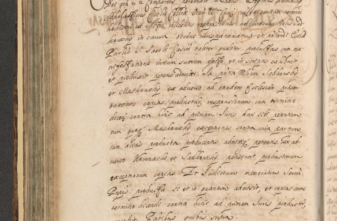 Zdjęcie nr 458 dla obiektu archiwalnego: Acta actorum, institutionum, resignationum, provisionum, decretorum, sententiarum, inscriptionum, testamentorum, confirmationum, ingrossationum, obligationum, quietationum, constitutionum R. D. Andreae Szołdrski, episcopi Kijoviensis, Gnesnensis et Posnaniensis praepositi, cantoris Cracoviensis, Vladislaviensis canonici, R. S. M. secretarii, episcopatus Cracoviensis in spiritualibus er temporalibus deputati anno 1633, 1634 et 1635
