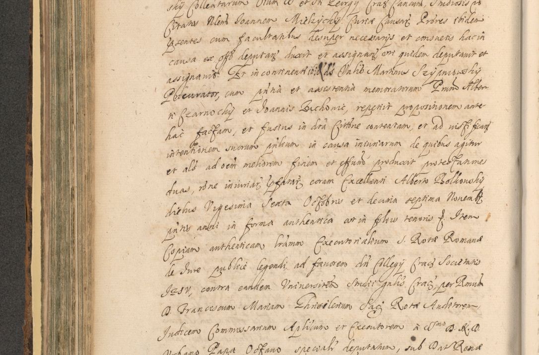 Zdjęcie nr 436 dla obiektu archiwalnego: Acta actorum, institutionum, resignationum, provisionum, decretorum, sententiarum, inscriptionum, testamentorum, confirmationum, ingrossationum, obligationum, quietationum, constitutionum R. D. Andreae Szołdrski, episcopi Kijoviensis, Gnesnensis et Posnaniensis praepositi, cantoris Cracoviensis, Vladislaviensis canonici, R. S. M. secretarii, episcopatus Cracoviensis in spiritualibus er temporalibus deputati anno 1633, 1634 et 1635
