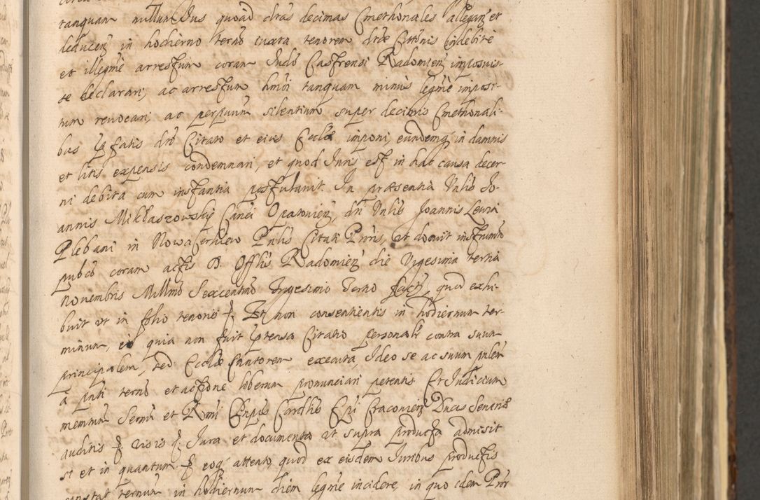 Zdjęcie nr 431 dla obiektu archiwalnego: Acta actorum, institutionum, resignationum, provisionum, decretorum, sententiarum, inscriptionum, testamentorum, confirmationum, ingrossationum, obligationum, quietationum, constitutionum R. D. Andreae Szołdrski, episcopi Kijoviensis, Gnesnensis et Posnaniensis praepositi, cantoris Cracoviensis, Vladislaviensis canonici, R. S. M. secretarii, episcopatus Cracoviensis in spiritualibus er temporalibus deputati anno 1633, 1634 et 1635