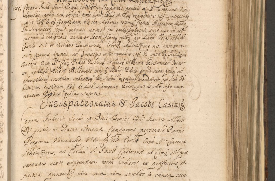 Zdjęcie nr 429 dla obiektu archiwalnego: Acta actorum, institutionum, resignationum, provisionum, decretorum, sententiarum, inscriptionum, testamentorum, confirmationum, ingrossationum, obligationum, quietationum, constitutionum R. D. Andreae Szołdrski, episcopi Kijoviensis, Gnesnensis et Posnaniensis praepositi, cantoris Cracoviensis, Vladislaviensis canonici, R. S. M. secretarii, episcopatus Cracoviensis in spiritualibus er temporalibus deputati anno 1633, 1634 et 1635
