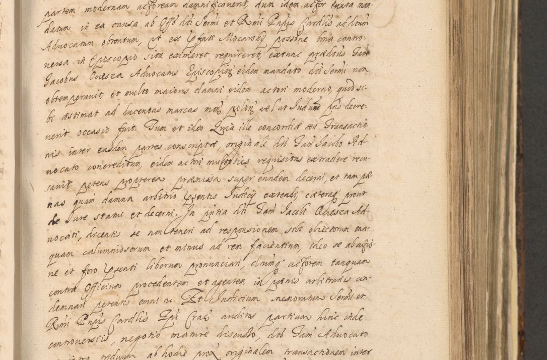 Zdjęcie nr 423 dla obiektu archiwalnego: Acta actorum, institutionum, resignationum, provisionum, decretorum, sententiarum, inscriptionum, testamentorum, confirmationum, ingrossationum, obligationum, quietationum, constitutionum R. D. Andreae Szołdrski, episcopi Kijoviensis, Gnesnensis et Posnaniensis praepositi, cantoris Cracoviensis, Vladislaviensis canonici, R. S. M. secretarii, episcopatus Cracoviensis in spiritualibus er temporalibus deputati anno 1633, 1634 et 1635