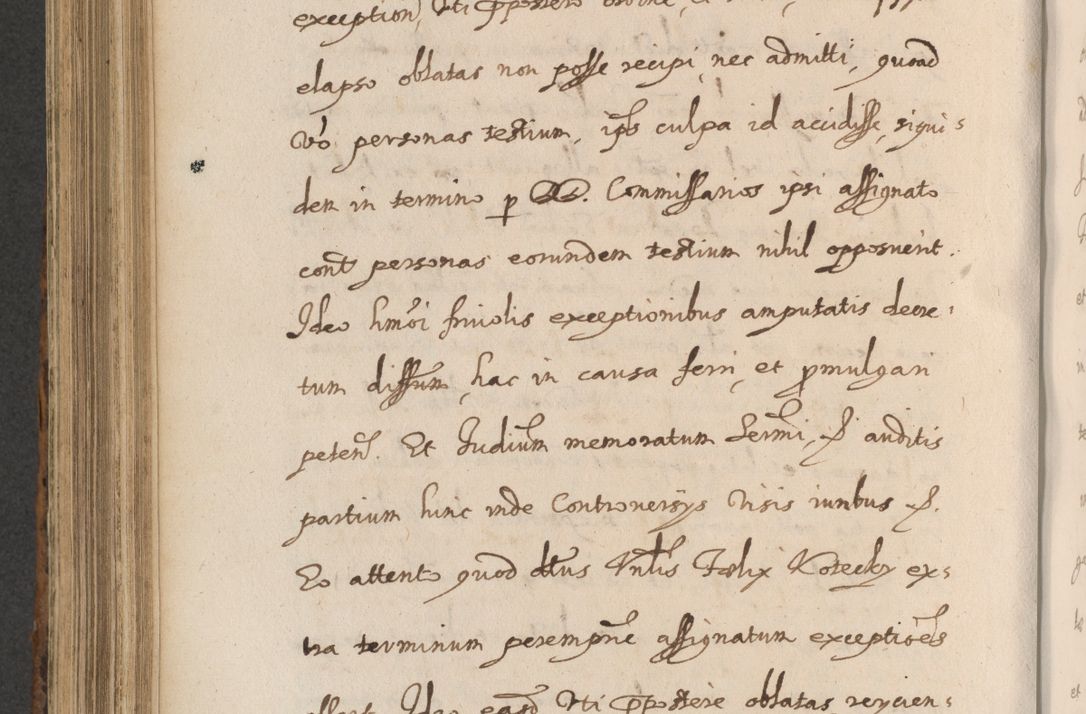 Zdjęcie nr 810 dla obiektu archiwalnego: Acta actorum, institutionum, resignationum, provisionum, decretorum, sententiarum, inscriptionum, testamentorum, confirmationum, ingrossationum, obligationum, quietationum, constitutionum R. D. Andreae Szołdrski, episcopi Kijoviensis, Gnesnensis et Posnaniensis praepositi, cantoris Cracoviensis, Vladislaviensis canonici, R. S. M. secretarii, episcopatus Cracoviensis in spiritualibus er temporalibus deputati anno 1633, 1634 et 1635