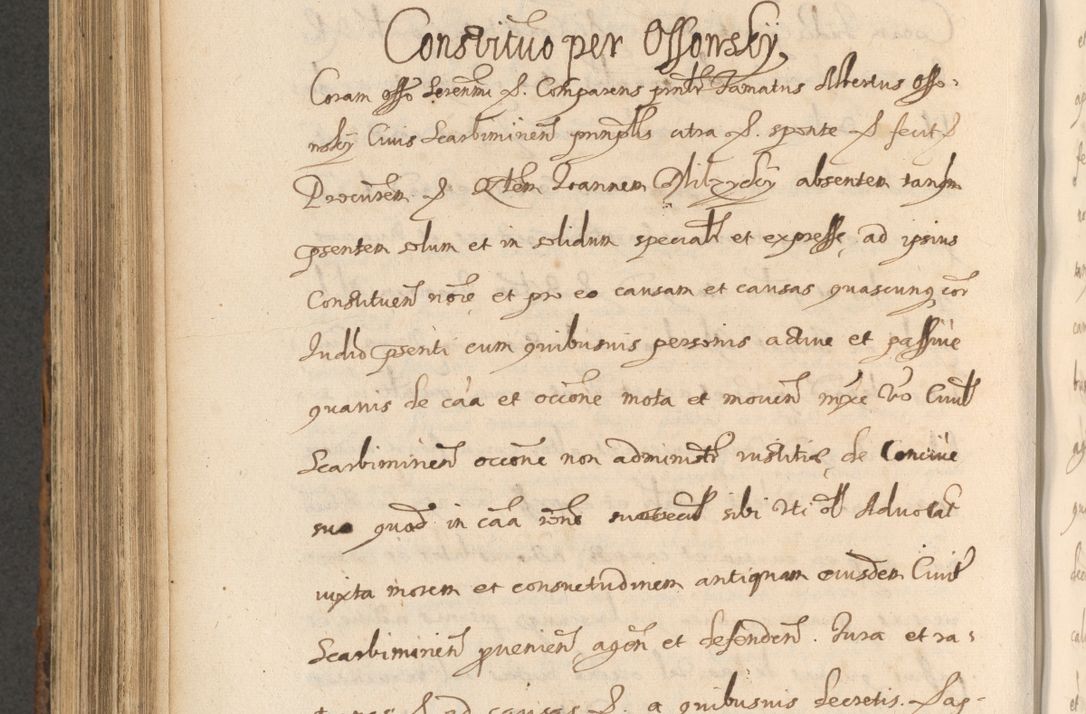 Zdjęcie nr 806 dla obiektu archiwalnego: Acta actorum, institutionum, resignationum, provisionum, decretorum, sententiarum, inscriptionum, testamentorum, confirmationum, ingrossationum, obligationum, quietationum, constitutionum R. D. Andreae Szołdrski, episcopi Kijoviensis, Gnesnensis et Posnaniensis praepositi, cantoris Cracoviensis, Vladislaviensis canonici, R. S. M. secretarii, episcopatus Cracoviensis in spiritualibus er temporalibus deputati anno 1633, 1634 et 1635