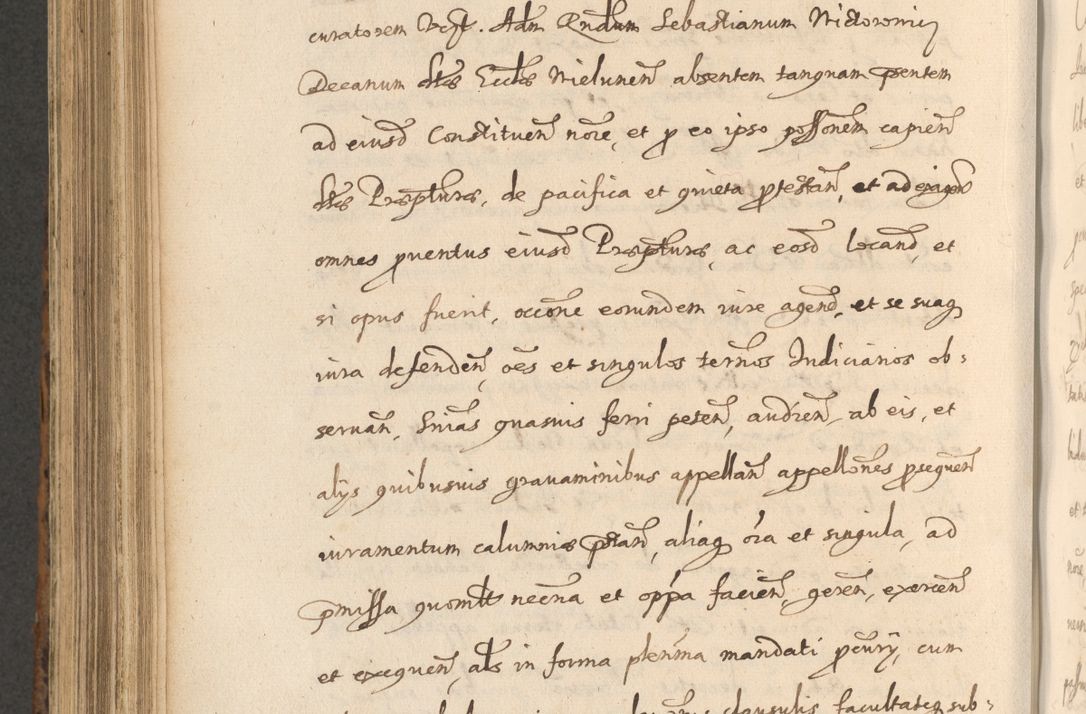 Zdjęcie nr 804 dla obiektu archiwalnego: Acta actorum, institutionum, resignationum, provisionum, decretorum, sententiarum, inscriptionum, testamentorum, confirmationum, ingrossationum, obligationum, quietationum, constitutionum R. D. Andreae Szołdrski, episcopi Kijoviensis, Gnesnensis et Posnaniensis praepositi, cantoris Cracoviensis, Vladislaviensis canonici, R. S. M. secretarii, episcopatus Cracoviensis in spiritualibus er temporalibus deputati anno 1633, 1634 et 1635