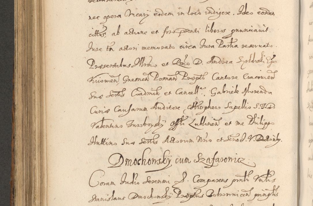 Zdjęcie nr 796 dla obiektu archiwalnego: Acta actorum, institutionum, resignationum, provisionum, decretorum, sententiarum, inscriptionum, testamentorum, confirmationum, ingrossationum, obligationum, quietationum, constitutionum R. D. Andreae Szołdrski, episcopi Kijoviensis, Gnesnensis et Posnaniensis praepositi, cantoris Cracoviensis, Vladislaviensis canonici, R. S. M. secretarii, episcopatus Cracoviensis in spiritualibus er temporalibus deputati anno 1633, 1634 et 1635