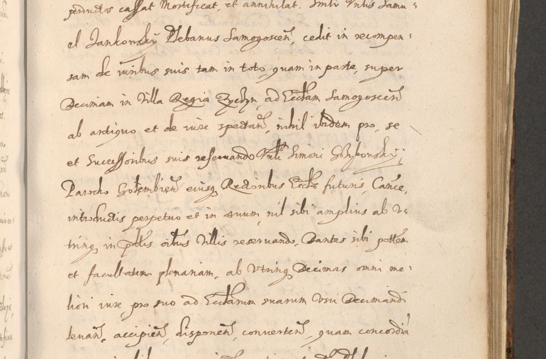 Zdjęcie nr 793 dla obiektu archiwalnego: Acta actorum, institutionum, resignationum, provisionum, decretorum, sententiarum, inscriptionum, testamentorum, confirmationum, ingrossationum, obligationum, quietationum, constitutionum R. D. Andreae Szołdrski, episcopi Kijoviensis, Gnesnensis et Posnaniensis praepositi, cantoris Cracoviensis, Vladislaviensis canonici, R. S. M. secretarii, episcopatus Cracoviensis in spiritualibus er temporalibus deputati anno 1633, 1634 et 1635