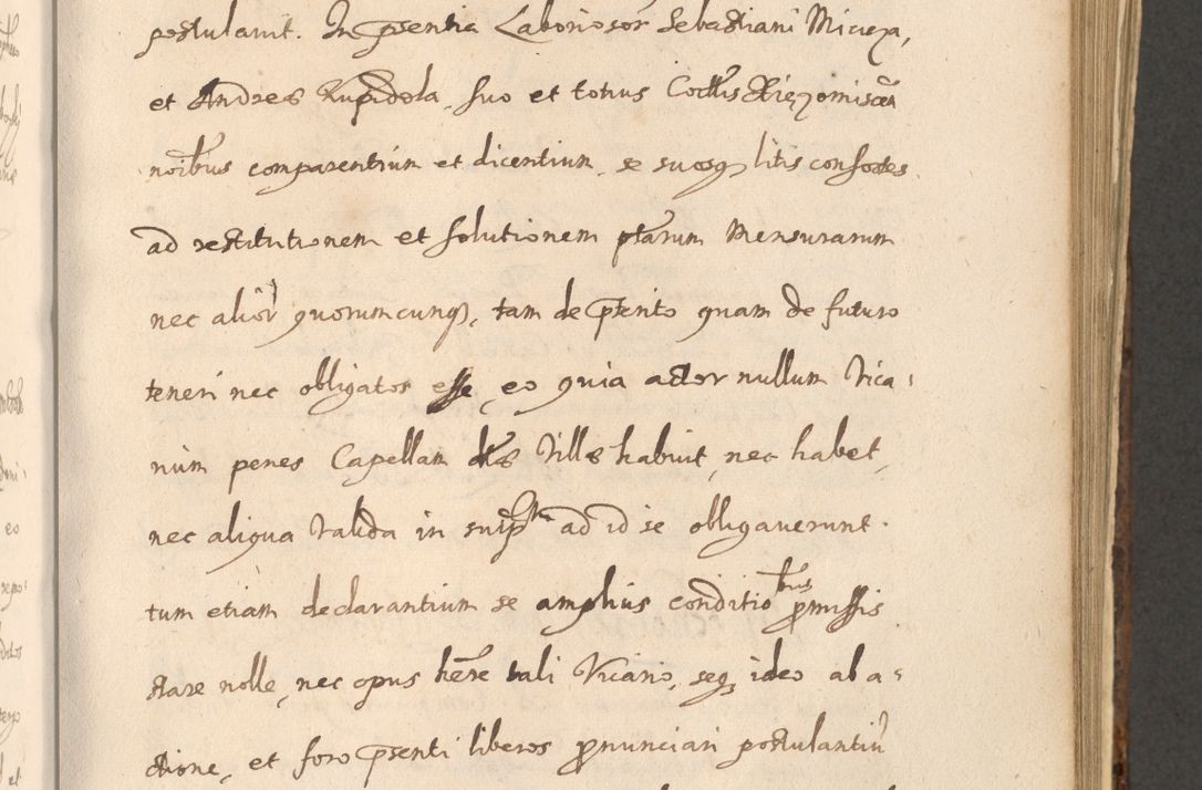 Zdjęcie nr 795 dla obiektu archiwalnego: Acta actorum, institutionum, resignationum, provisionum, decretorum, sententiarum, inscriptionum, testamentorum, confirmationum, ingrossationum, obligationum, quietationum, constitutionum R. D. Andreae Szołdrski, episcopi Kijoviensis, Gnesnensis et Posnaniensis praepositi, cantoris Cracoviensis, Vladislaviensis canonici, R. S. M. secretarii, episcopatus Cracoviensis in spiritualibus er temporalibus deputati anno 1633, 1634 et 1635
