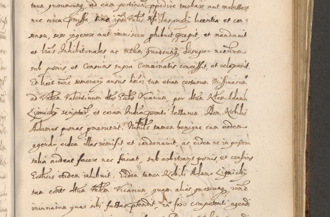 Zdjęcie nr 783 dla obiektu archiwalnego: Acta actorum, institutionum, resignationum, provisionum, decretorum, sententiarum, inscriptionum, testamentorum, confirmationum, ingrossationum, obligationum, quietationum, constitutionum R. D. Andreae Szołdrski, episcopi Kijoviensis, Gnesnensis et Posnaniensis praepositi, cantoris Cracoviensis, Vladislaviensis canonici, R. S. M. secretarii, episcopatus Cracoviensis in spiritualibus er temporalibus deputati anno 1633, 1634 et 1635