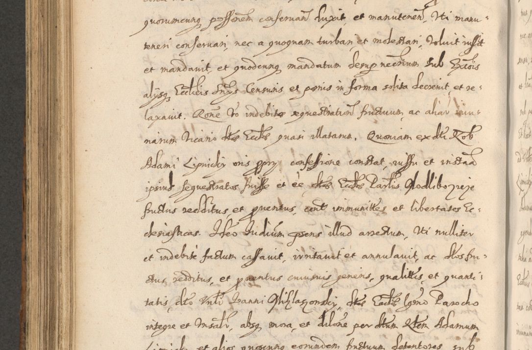Zdjęcie nr 782 dla obiektu archiwalnego: Acta actorum, institutionum, resignationum, provisionum, decretorum, sententiarum, inscriptionum, testamentorum, confirmationum, ingrossationum, obligationum, quietationum, constitutionum R. D. Andreae Szołdrski, episcopi Kijoviensis, Gnesnensis et Posnaniensis praepositi, cantoris Cracoviensis, Vladislaviensis canonici, R. S. M. secretarii, episcopatus Cracoviensis in spiritualibus er temporalibus deputati anno 1633, 1634 et 1635