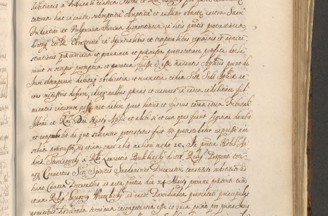 Zdjęcie nr 775 dla obiektu archiwalnego: Acta actorum, institutionum, resignationum, provisionum, decretorum, sententiarum, inscriptionum, testamentorum, confirmationum, ingrossationum, obligationum, quietationum, constitutionum R. D. Andreae Szołdrski, episcopi Kijoviensis, Gnesnensis et Posnaniensis praepositi, cantoris Cracoviensis, Vladislaviensis canonici, R. S. M. secretarii, episcopatus Cracoviensis in spiritualibus er temporalibus deputati anno 1633, 1634 et 1635