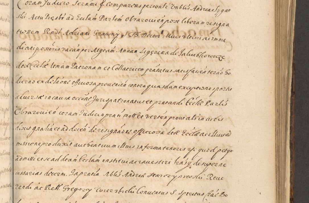 Zdjęcie nr 761 dla obiektu archiwalnego: Acta actorum, institutionum, resignationum, provisionum, decretorum, sententiarum, inscriptionum, testamentorum, confirmationum, ingrossationum, obligationum, quietationum, constitutionum R. D. Andreae Szołdrski, episcopi Kijoviensis, Gnesnensis et Posnaniensis praepositi, cantoris Cracoviensis, Vladislaviensis canonici, R. S. M. secretarii, episcopatus Cracoviensis in spiritualibus er temporalibus deputati anno 1633, 1634 et 1635