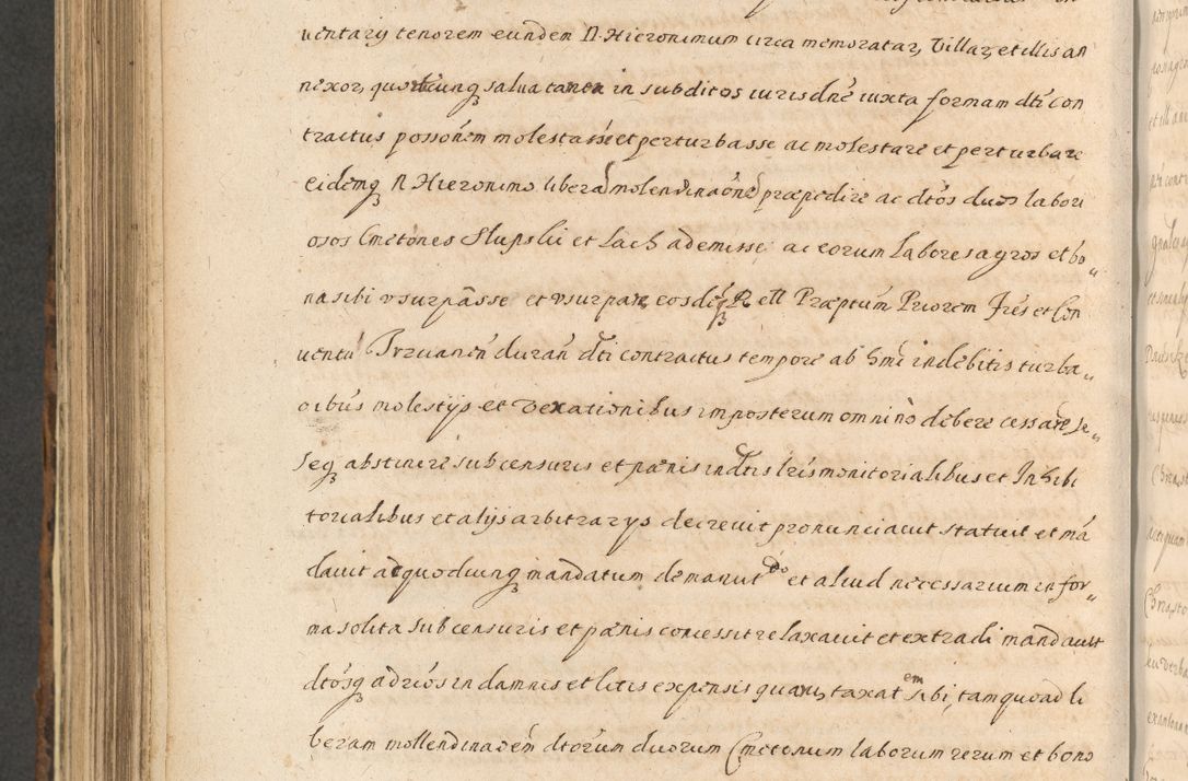 Zdjęcie nr 758 dla obiektu archiwalnego: Acta actorum, institutionum, resignationum, provisionum, decretorum, sententiarum, inscriptionum, testamentorum, confirmationum, ingrossationum, obligationum, quietationum, constitutionum R. D. Andreae Szołdrski, episcopi Kijoviensis, Gnesnensis et Posnaniensis praepositi, cantoris Cracoviensis, Vladislaviensis canonici, R. S. M. secretarii, episcopatus Cracoviensis in spiritualibus er temporalibus deputati anno 1633, 1634 et 1635