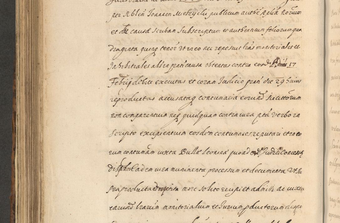 Zdjęcie nr 756 dla obiektu archiwalnego: Acta actorum, institutionum, resignationum, provisionum, decretorum, sententiarum, inscriptionum, testamentorum, confirmationum, ingrossationum, obligationum, quietationum, constitutionum R. D. Andreae Szołdrski, episcopi Kijoviensis, Gnesnensis et Posnaniensis praepositi, cantoris Cracoviensis, Vladislaviensis canonici, R. S. M. secretarii, episcopatus Cracoviensis in spiritualibus er temporalibus deputati anno 1633, 1634 et 1635